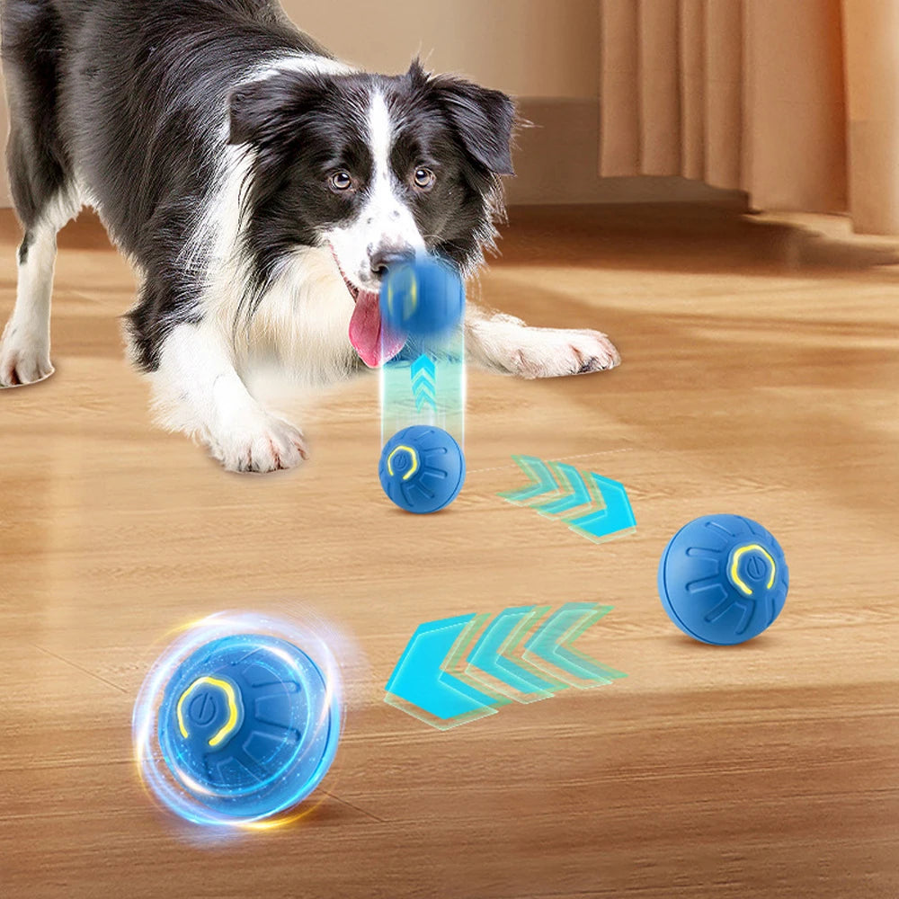 Smart Pet Toys Dog Bouncing Ball Automatic Rolling Ball Interactive Training Self-Moving Electric Toys Pet Accessories