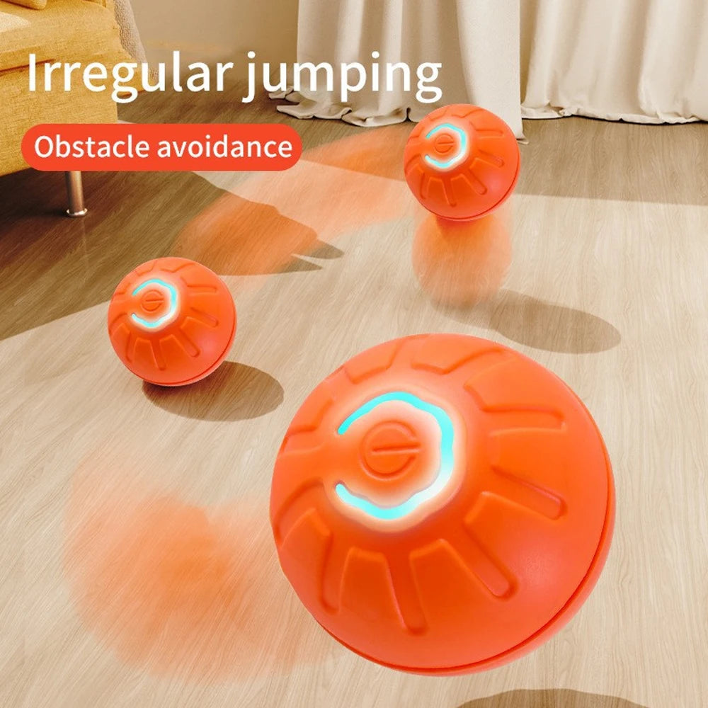 Smart Pet Toys Dog Bouncing Ball Automatic Rolling Ball Interactive Training Self-Moving Electric Toys Pet Accessories
