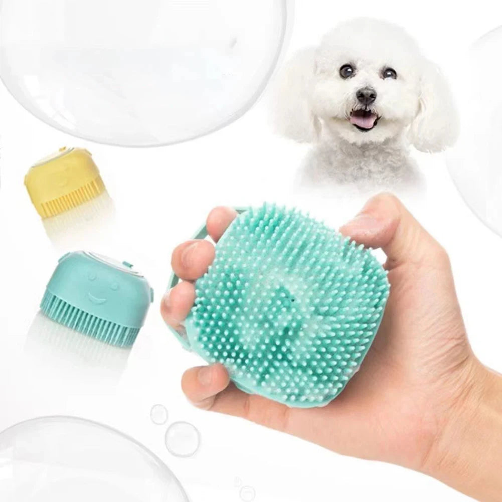 Bathroom Puppy Dog Cat Bath Washing Massage Gloves Brush Soft Silicone Pet Accessories for Dogs Cats Tools Mascotas Products